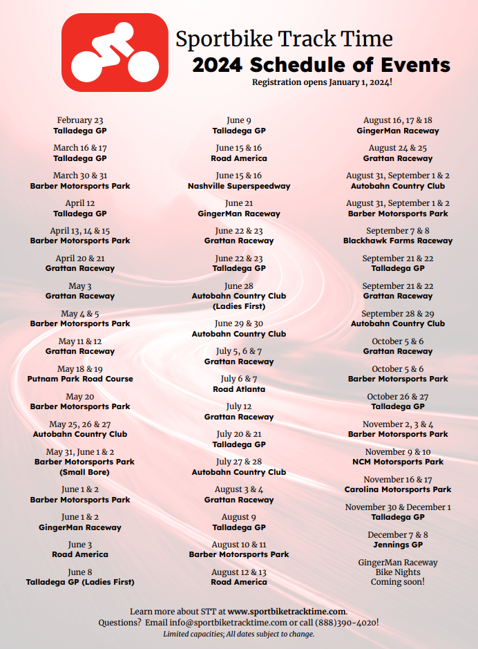2024 Schedule